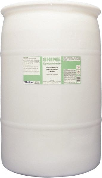 Detco Shine Concentrate, Tambor 30 Galones, Limpiador de Vidrio Concentrado - 33687443