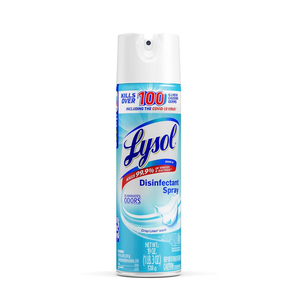 Lysol Limpiador Multiusos en Aerosol 19 oz: Desinfectante con Aroma a Lino Fresco - Modelo 91482836