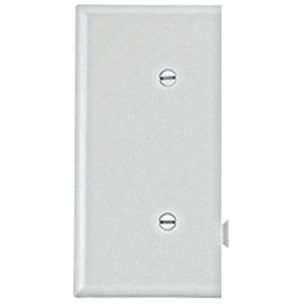 Eaton Wiring Devices Wallplate, 2-9/16 in L, 4.84 in W, 1 -Gang, Polycarbonate, White, High-Gloss - STE14W