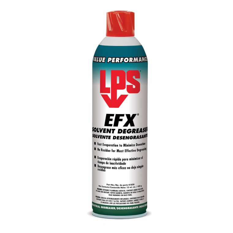 LPS 01820 EFX Desengrasante con Solvente, Aerosol de 15 oz - Limpia Aceites y Grasas
