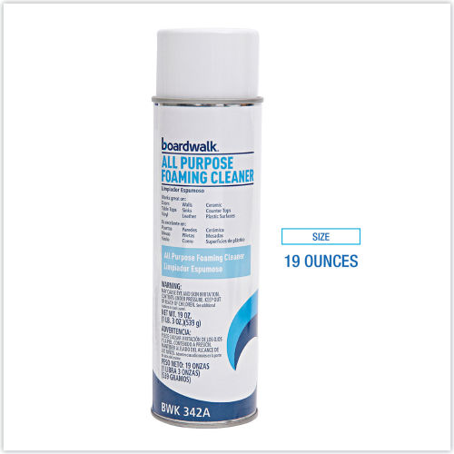 Limpiador Espumoso Multiusos Boardwalk® con Amoníaco Global Industrial, Aerosol 19 oz, 12 por Caja - WBB260393