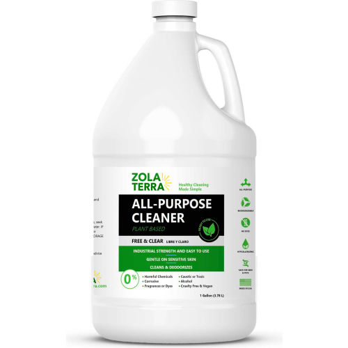 Limpiador Multiusos ZolaTerra® Galón, Paquete de 4 Botellas - WBB2310736