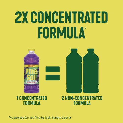 Limpiador Multisuperficies Concentrado Pine-Sol® Lavanda, Botella 24 oz, Paquete con 12 - WBB3172902