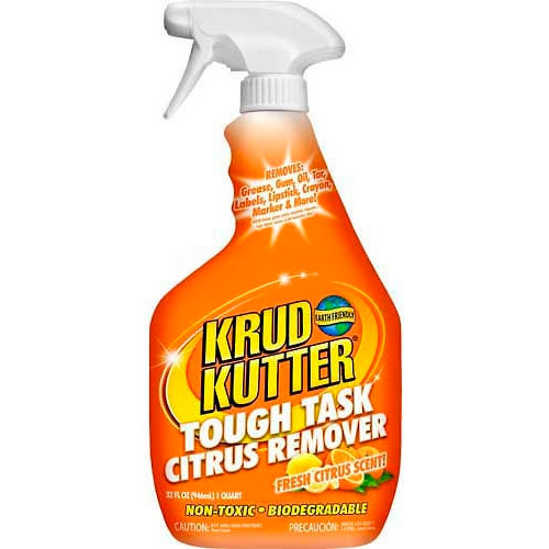 Krud Kutter Removedor Cítrico para Tareas Difíciles, Botella con Gatillo 32 oz (946 ml) - Modelo KC324 - Paquete con 4 Unidades