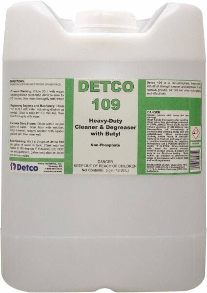 Detco 109 Degreasante Industrial 5 Galones, Cubeta Heavy-Duty - 33703224