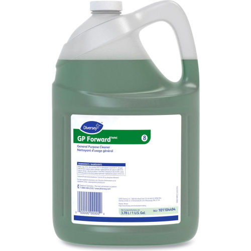 Limpiador Multiusos Diversey™ GP Forward Concentrado, Aroma Cítrico, Botella 1 Galón, 4 por Caja - WBB3178432