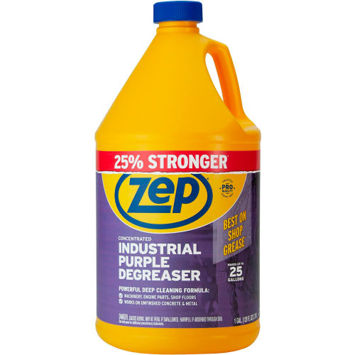 Zep Industrial Purple Limpiador y Desengrasante Concentrado, Botella de Galón, Paquete con 4 Botellas - WBB2684483