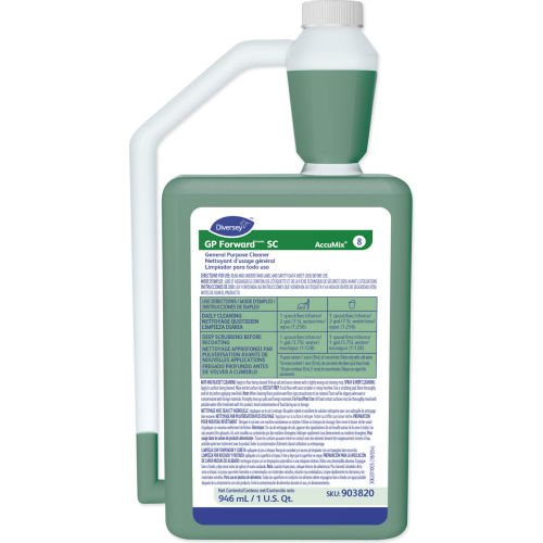 Limpiador Multiusos Diversey™ GP Forward, Aroma Cítrico Suave, Botella 32 oz, Paquete con 6 - WBB3178442