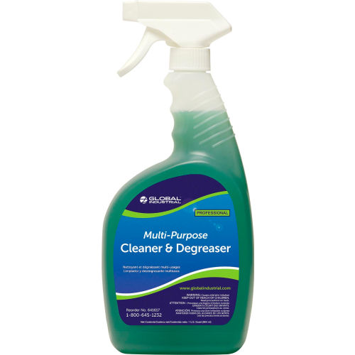 Limpiador Multiusos y Desengrasante Global Industrial™, Botella de 1 Cuarto, Paquete de 6 - WB641617