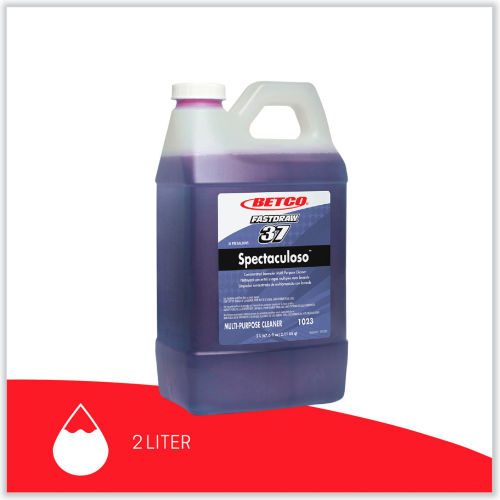 Betco Spectaculoso™ Limpiador Multiusos con Aroma a Lavanda, Botella 67.6 oz (2 L), Paquete con 4 - WBB3177422