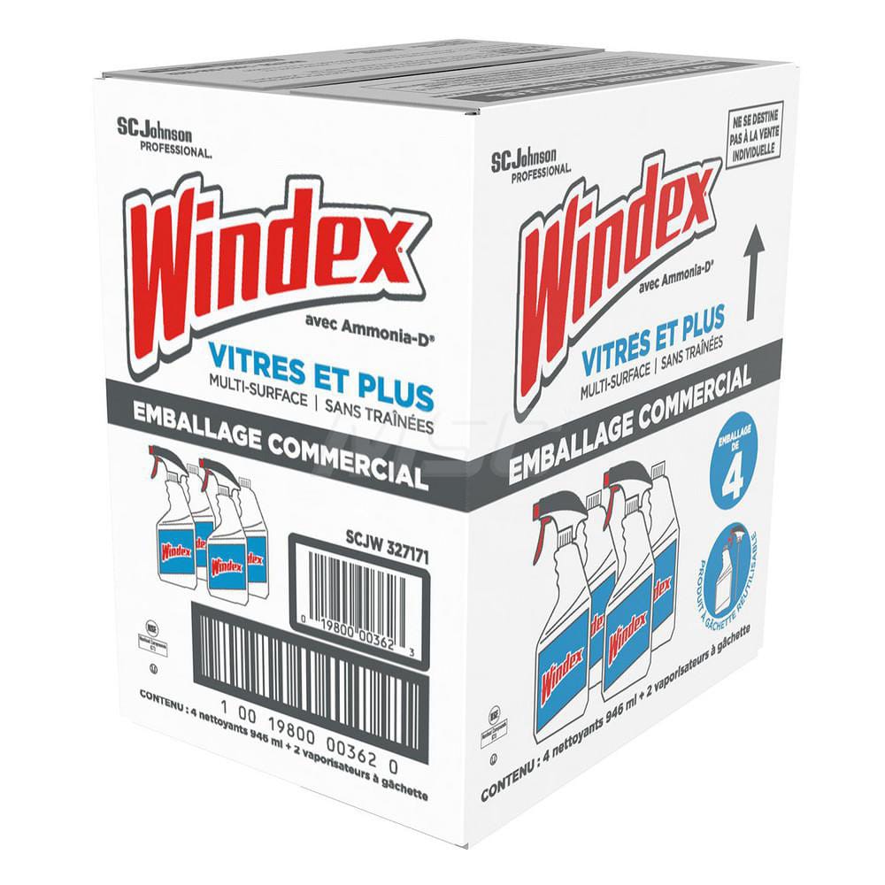 Kit Windex Glass & More Multisuperficies Sin Rayas, 4 Piezas con Botellas Tapadas y 2 Gatillos, 32 oz - 10780138