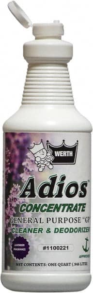 Limpiador y Desengrasante Werth Sanitary Supply: Botella con Spray de 1 Cuarto - Modelo 49227853