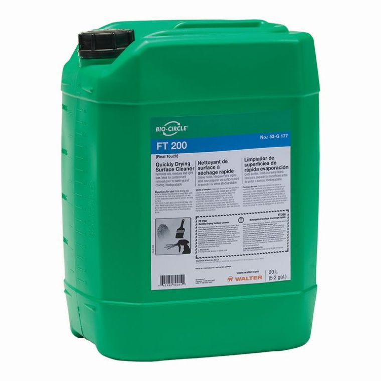 Walter Surface Technologies Walter 53G177 Bio-Circle FT 200 Limpiador/Desengrasante de Secado Rápido 20L - WAL-53G177