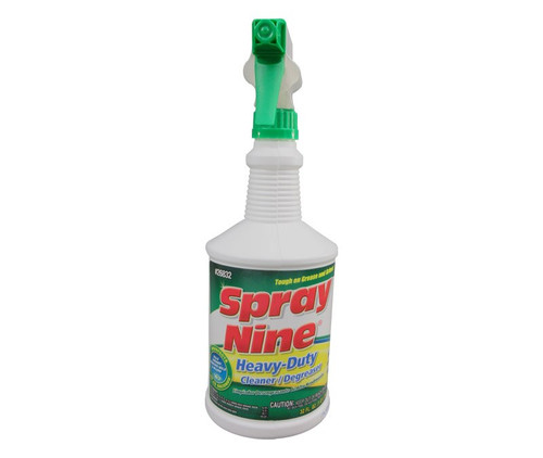 Spray Nine 26832 Limpiador Multiusos Profesional + Desengrasante + Desinfectante - Botella con Gatillo 32 oz - SGP27056