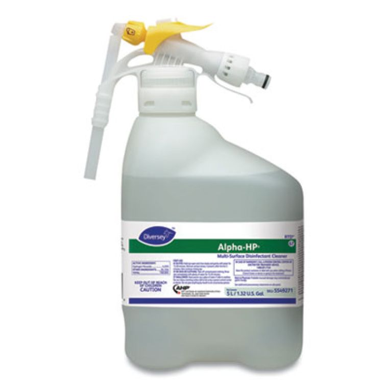 Limpiador Multisuperficies Concentrado Diversey Alpha-Hp, Fragancia Cítrica, Botella 5000 ml Listo para Usar - Modelo AF7411