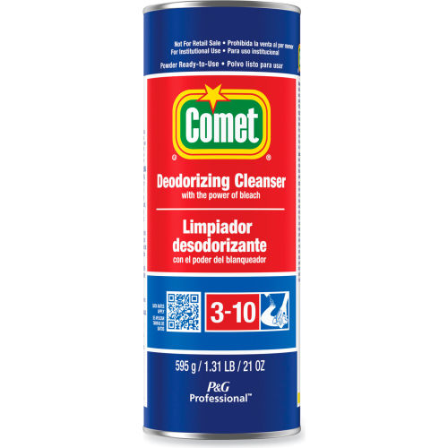 Comet Comet® Limpiador en Polvo Desodorizante con Clorinol, Lata 21 oz, 24 Latas - 32987 - WBB567257