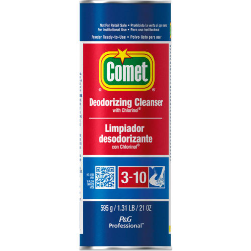 Comet Comet® Limpiador en Polvo Desodorizante con Clorinol, Lata 21 oz, 24 Latas - 32987 - WBB567257