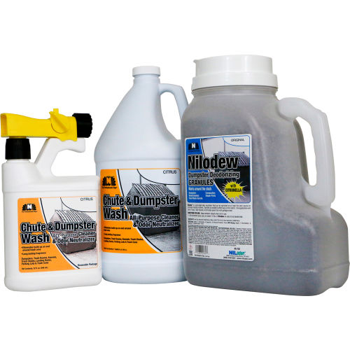 Kit de Limpieza y Desodorización Nilodor para Contenedores, Aroma Cítrico, 1 Galón - WBB2733048
