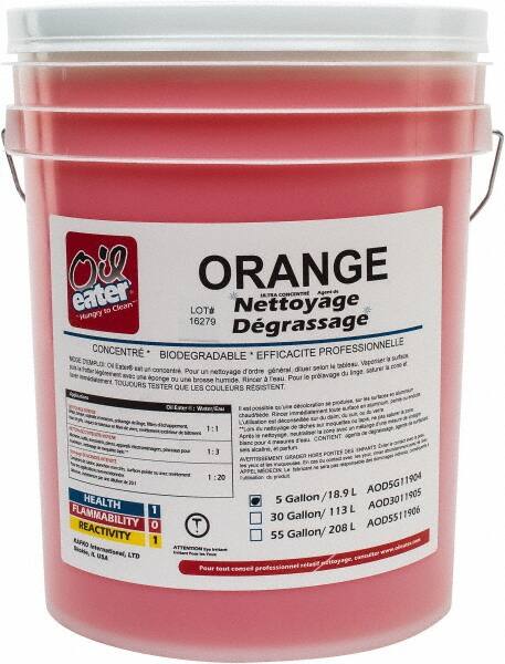 Limpiador Multiusos Made in USA: Cubeta 5 Galones 45286457 - Aroma Naranja