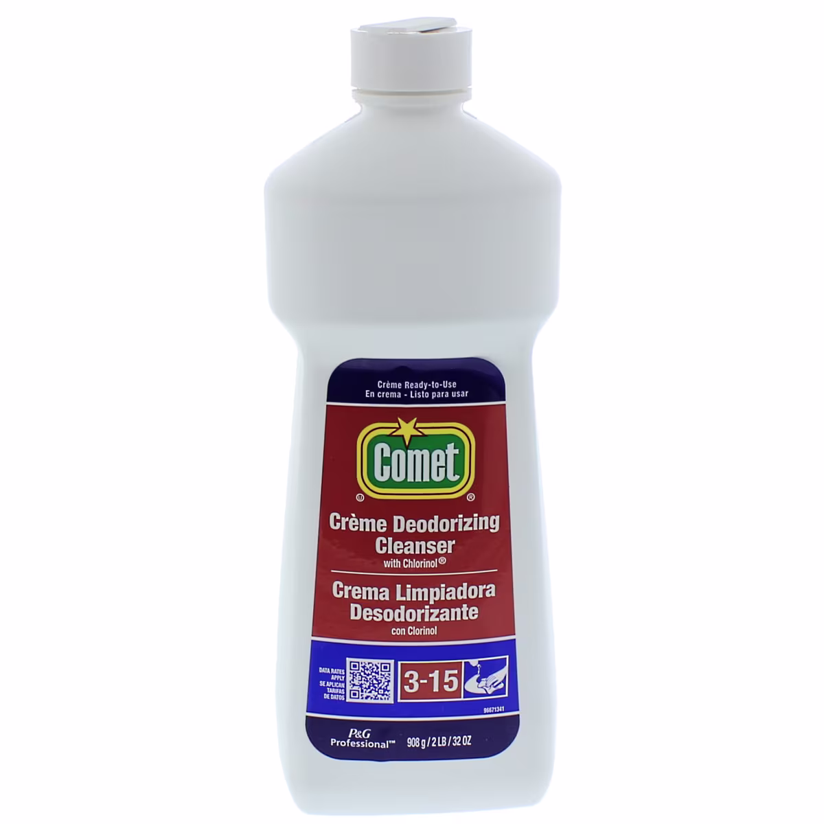 Limpiador Desodorante Comet Crema con Chlorinol 583-104 Botella 32 oz - Elimina Olores