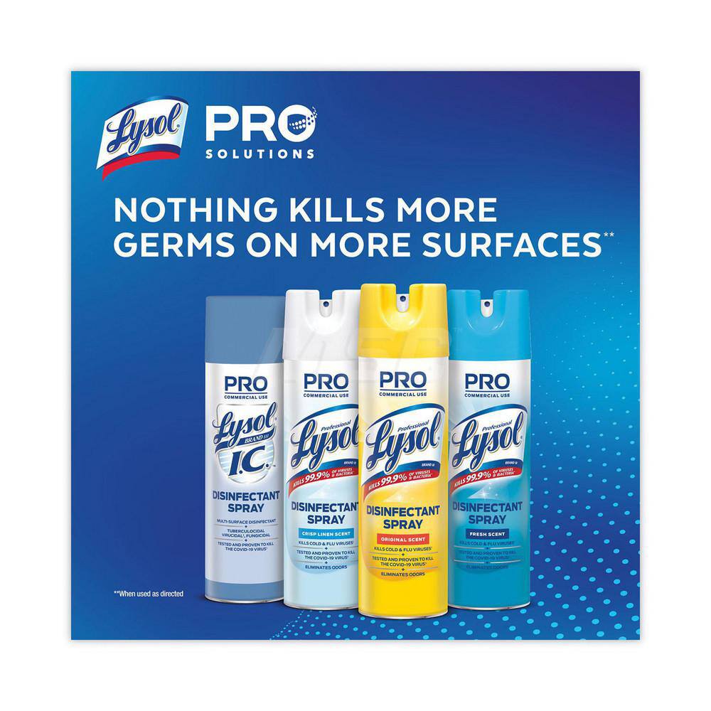 Lysol Limpiador Multiusos en Aerosol 19 oz: Desinfectante con Aroma a Lino Fresco - Modelo 15882590