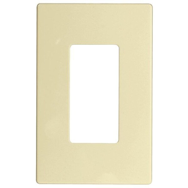 Eaton Wiring Devices PJS Wallplate, 4-7/8 in L, 3-1/8 in W, 1 -Gang, Polycarbonate, Light Almond - PJS26LA