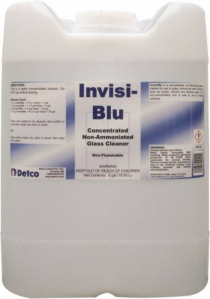 Detco Invisi-Blu, Cubeta 5 Galones, Limpiador de Vidrios Concentrado - Modelo 33687492
