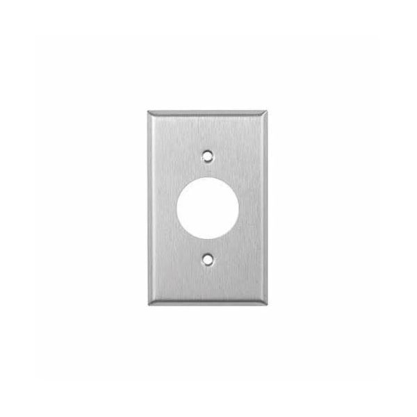 Mulberry Number of Gangs: 1 302 Stainless Steel, Satin Finish - 93091