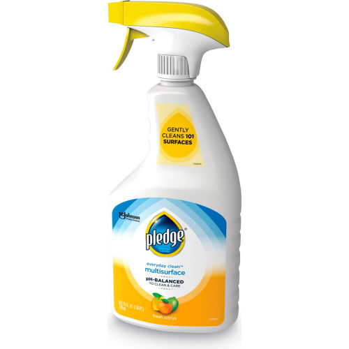 Pledge® Everyday Clean Limpiador Multisuperficies, Fragancia Cítrica, Botella con Gatillo 740 ml, Paquete con 6 Piezas - WBB3092293