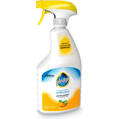 Pledge® Everyday Clean Limpiador Multisuperficies, Fragancia Cítrica, Botella con Gatillo 740 ml, Paquete con 6 Piezas - WBB3092293
