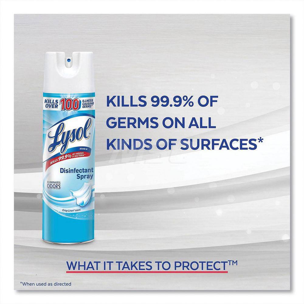 Lysol Limpiador Multiusos en Aerosol de 19 oz: Desinfectante con Aroma a Lino Fresco - Modelo 16216749