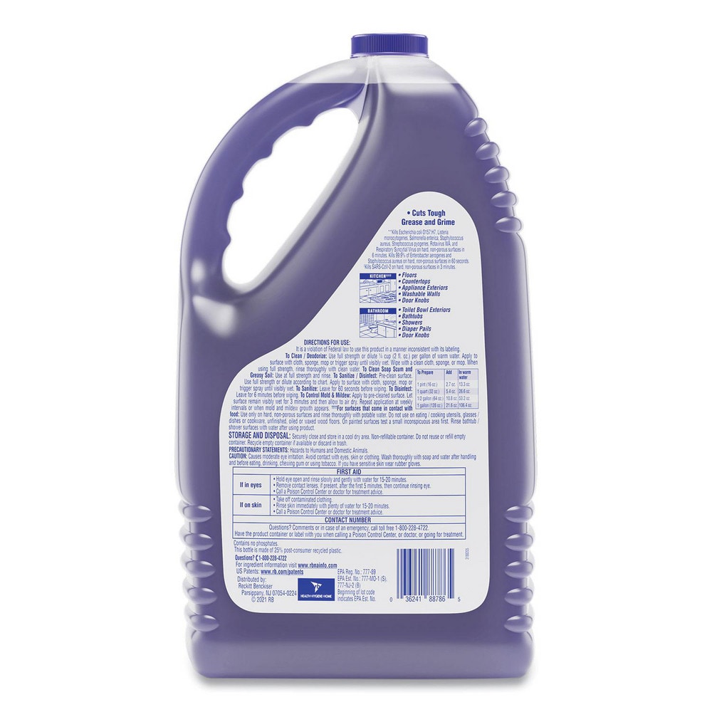 Lysol Limpiador Multiusos Desinfectante - Botella 144 oz (4.26 L) - Aroma Lavanda y Orquídea - Modelo 21047873