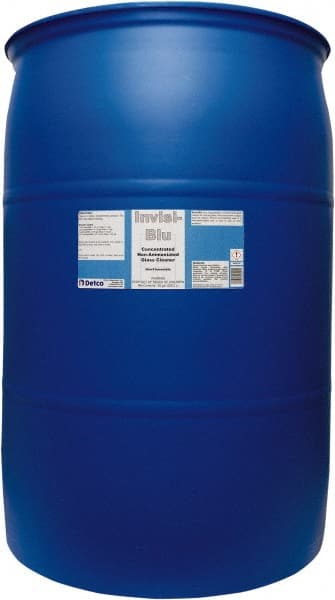 Detco Invisi-Blu, Limpiador de Vidrios Concentrado, Tambor 55 Galones - 33687542