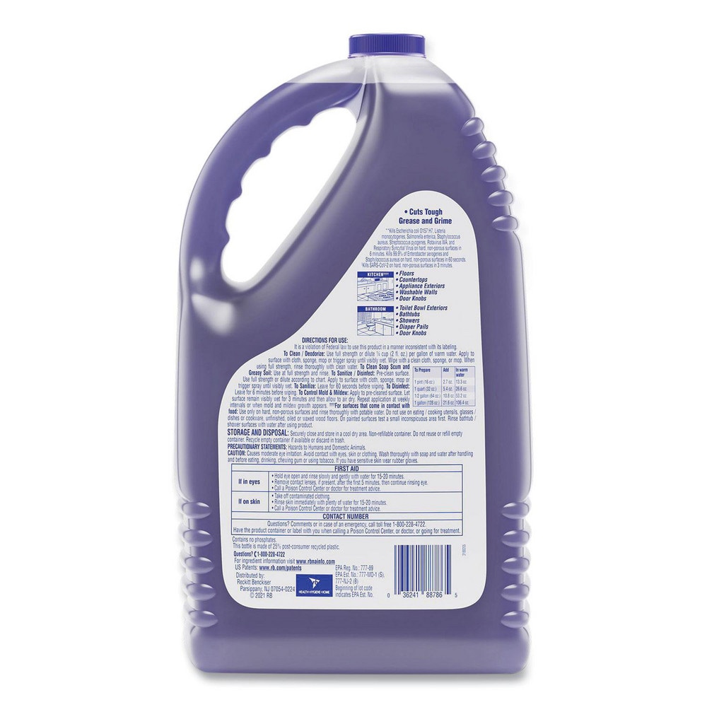 Lysol Limpiador Multiusos Desinfectante: Botella 144 oz, Esencia Lavanda y Orquídea - Modelo 10725802