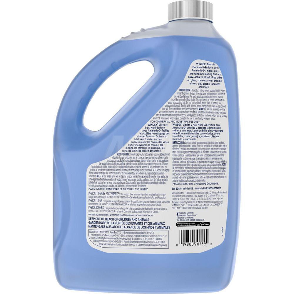 Windex Limpiador Multisuperficies para Vidrio y Más, Recarga Galón 128 oz - Sin Rayas Modelo 89886022