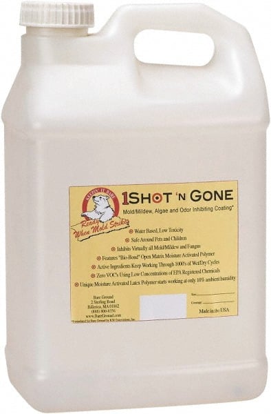 Recubrimiento Resistente a Moho y Olores Bare Ground Solutions - Desinfectante 2-1/2 gal, Botella, Modelo 62795240