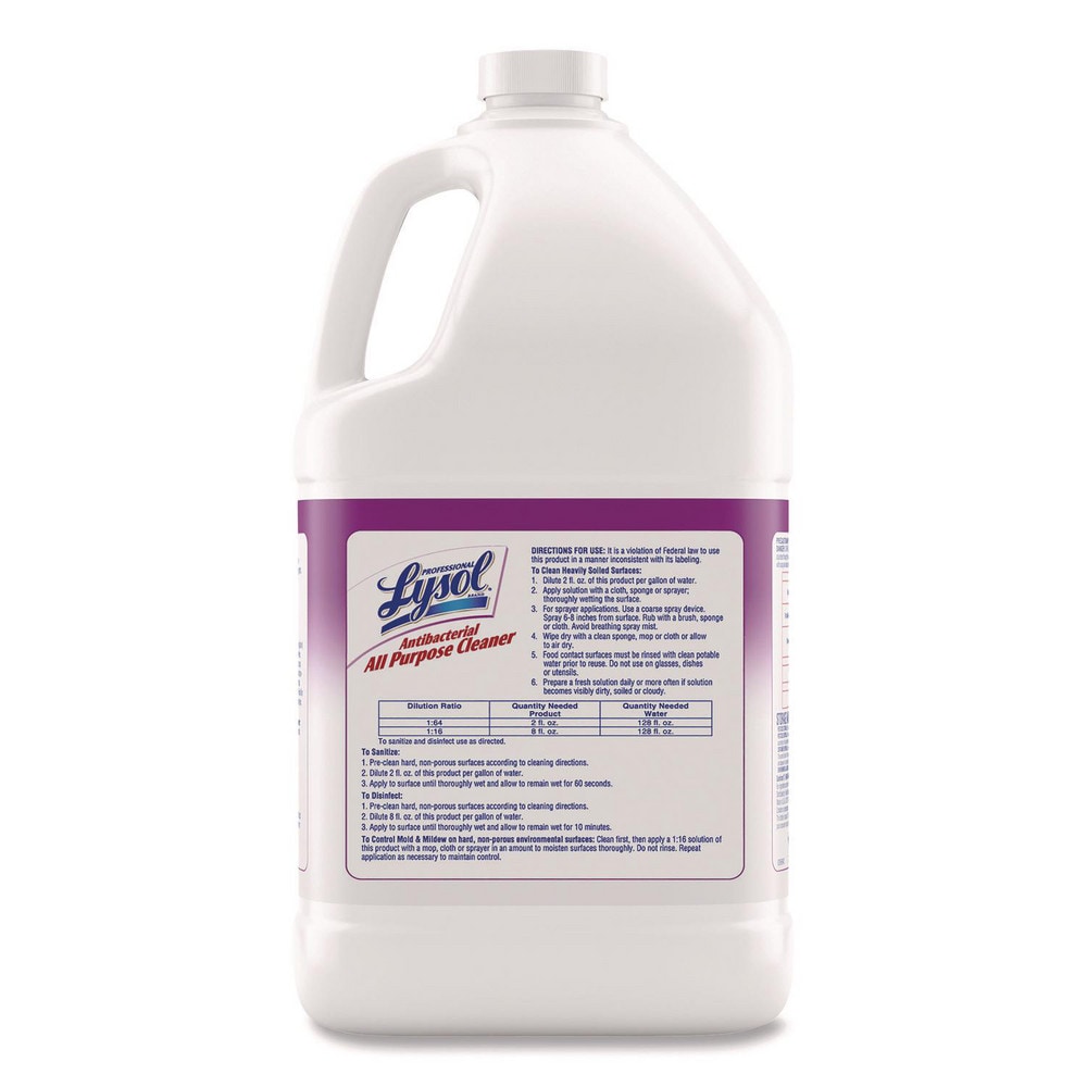 Lysol Limpiador Multiusos Desinfectante: Galón 3.78L, Sin Fragancia - 91482349