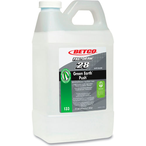 Limpiador Multiusos y Eliminador de Olores Betco Push® New Green Scent, Botella 2L, Paquete con 4 - WBB3177421