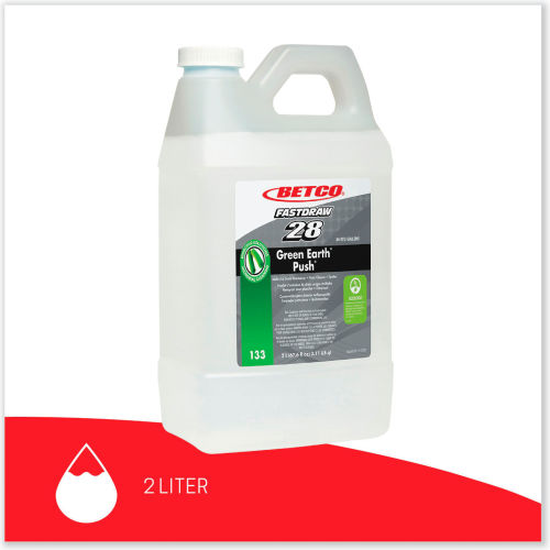 Limpiador Multiusos y Eliminador de Olores Betco Push® New Green Scent, Botella 2L, Paquete con 4 - WBB3177421
