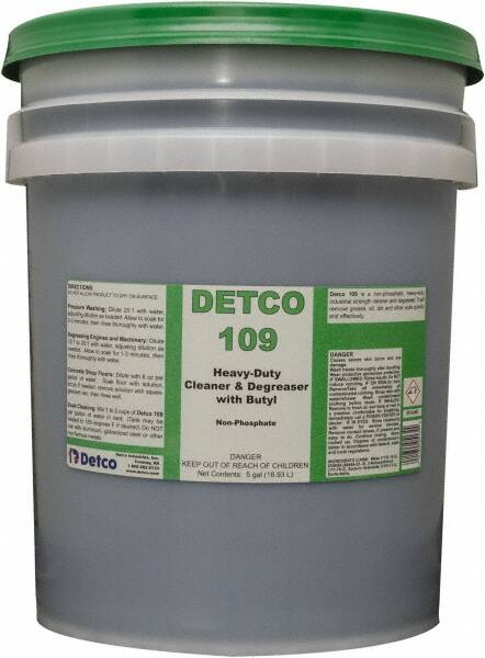 Detco 109 Desengrasante Industrial de Alto Rendimiento, Cubeta 5 Galones - 33702796