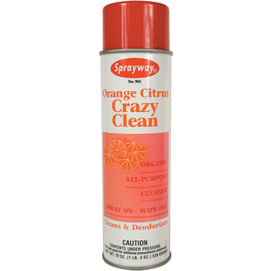 Limpiador Multiusos CRAZY CLEAN de Penray, 20 oz (19 oz Lleno Neto), Fragancia Cítrico Naranja - Modelo 620467
