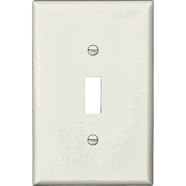 Eaton Wiring Devices WALL PLATE 1GANG TGL MID WHITE - PJ1W