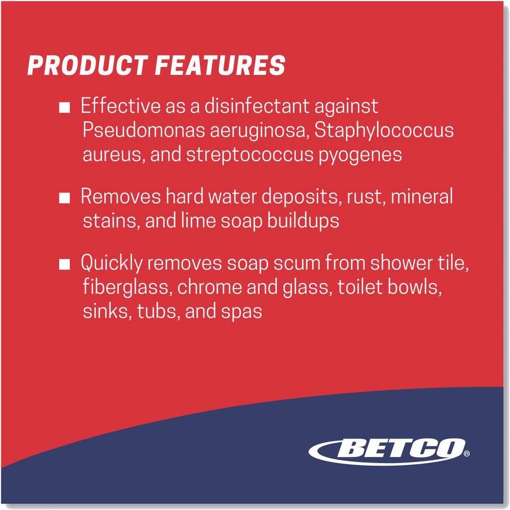 Limpiador Multiusos Betco con Desinfectante 32 oz (73009227) - Aroma Cítrico Floral