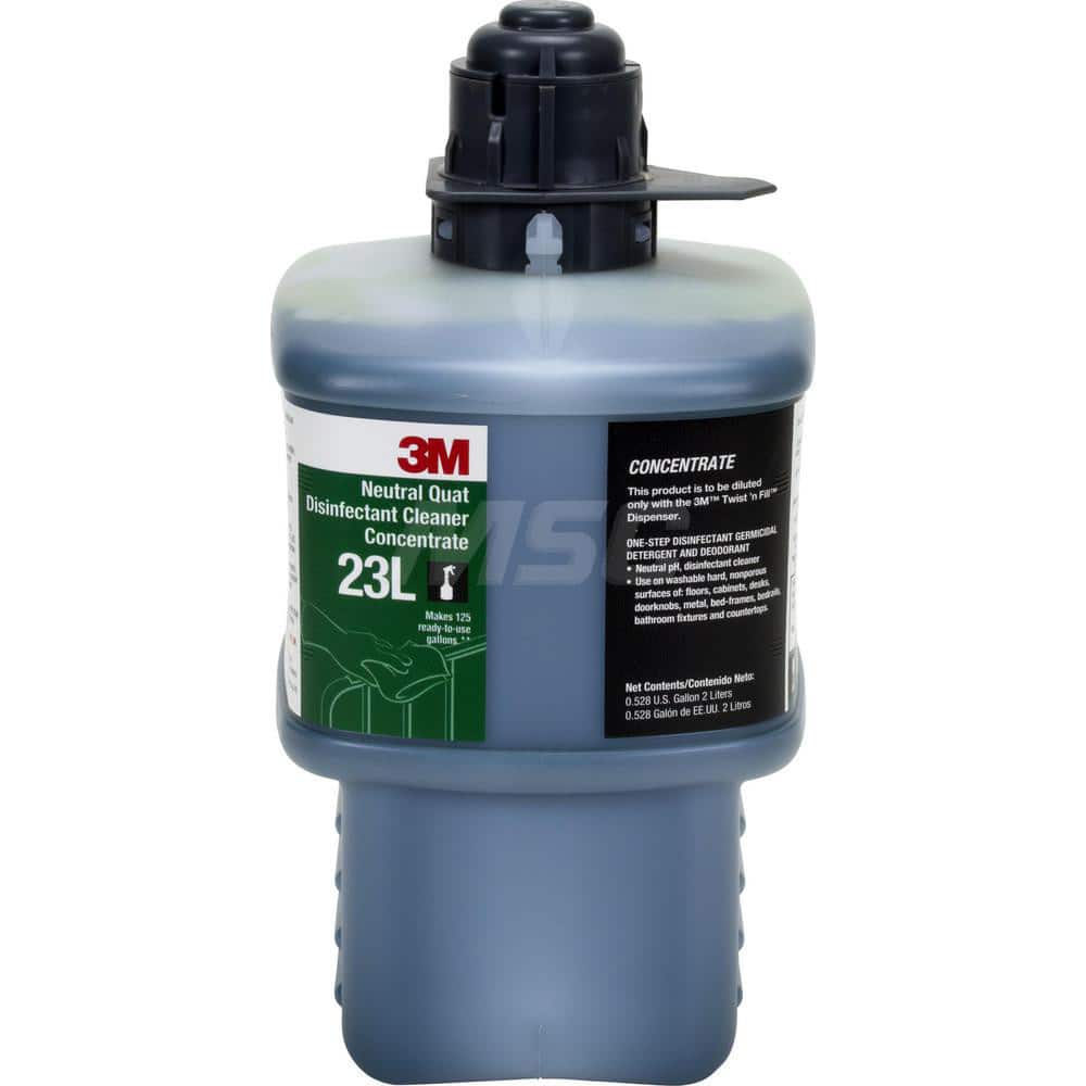 Concentrado Desinfectante Limpiador 3M Neutral Quat 23L, Tapa Gris, 2L - 11565041