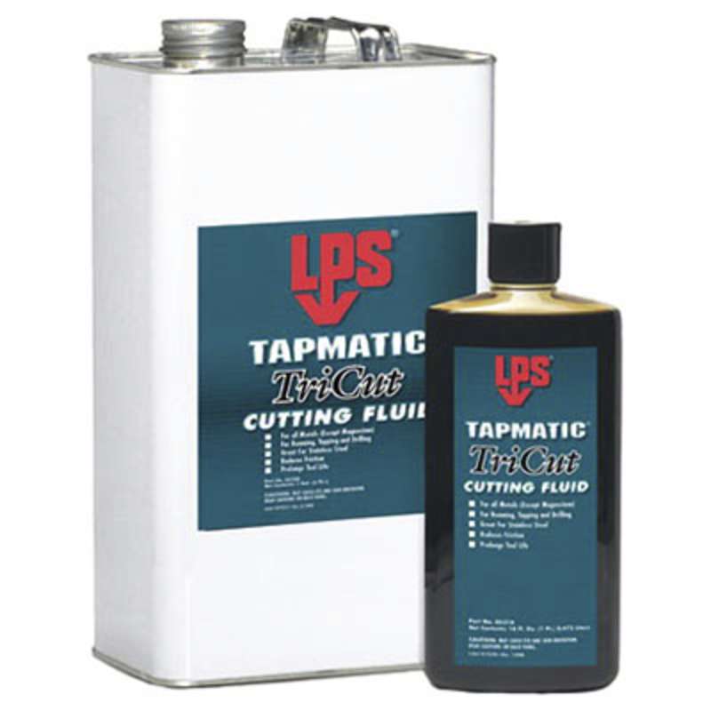 Fluido de Corte Tapmatic TriCut LPS, Botella 16 oz, Color Café Oscuro/Negro - 05316-28940