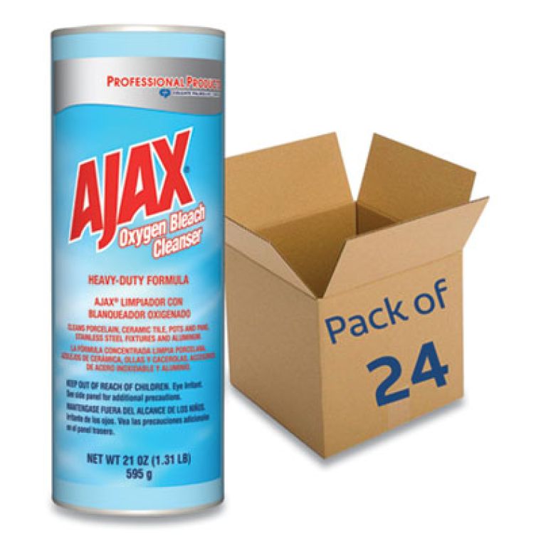 Ajax Blanqueador con Oxígeno en Polvo Colgate-Palmolive, Lata 21Oz, Fórmula Limpiadora sin Rayaduras - AF7298