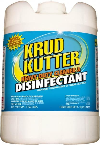 Krud Kutter Desinfectante Concentrado 5 Galones (18.9 L) - Elimina Virus y Bacterias