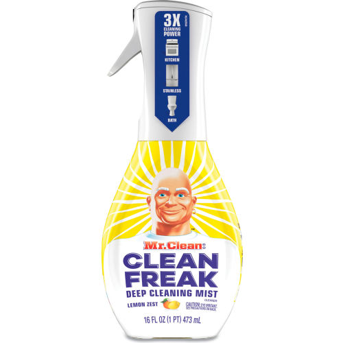 Mr. Clean Clean Freak Spray Multisuperficies Limpieza Profunda, Aroma Limón, 473 ml, Paquete con 6 Piezas