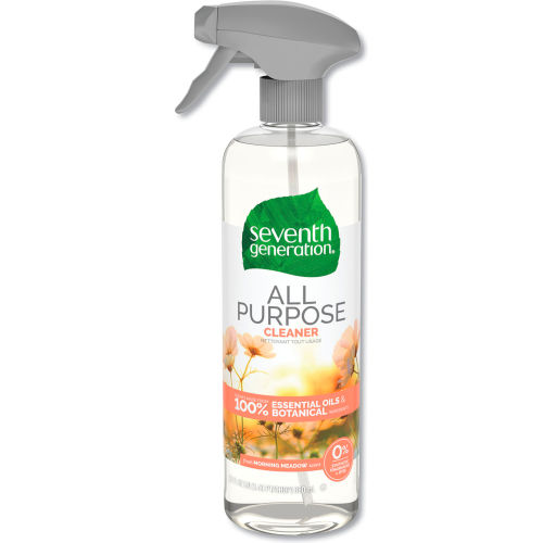 Limpiador Multiusos Seventh Generation Morning Meadow, Botella con Gatillo 680 ml, 8 Piezas por Caja - Libre de Fragancia