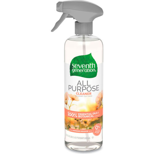 Limpiador Multiusos Seventh Generation Morning Meadow, Botella con Gatillo 680 ml, 8 Piezas por Caja - Libre de Fragancia